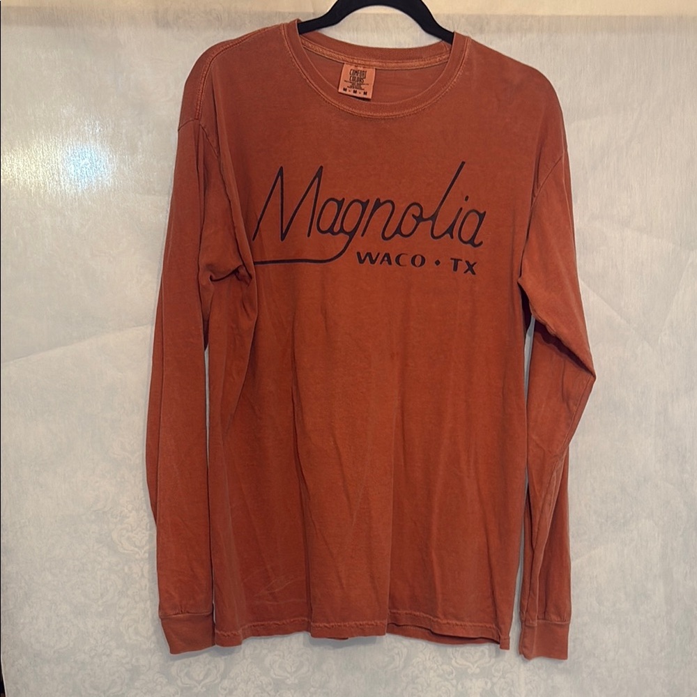 Comfort Colors Brown Long Sleeve Tee Magnolia